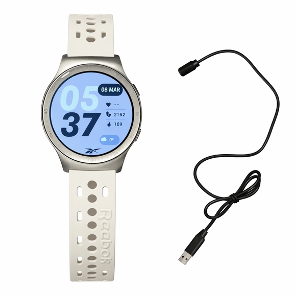 Reebok Accessories - Reebok ($150) Fitness Smartwatch Beige Perforated Sport Band